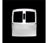 Anello sfiato automobilistico Compatibile Con Benz Per E Class W212 2009 2010 2011 Car Styling Interni Posteriori Pannello Di Uscita Aria Decorazione Copertura Trim(Silver)