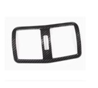 Anello sfiato automobilistico Compatibile Con Benz Per E Class W212 E200 260 300 2012 2013 2014 2015 Auto Posteriore Aria Condizionata Vent Cornice Decorativa Adesivi Finiture(Carbon fiber style)