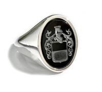 Anello Sigillo Nobiliare Araldico Stemma di Famiglia Personalizzato