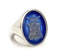 Anello Sigillo Nobiliare Araldico Stemma di Famiglia Personalizzato