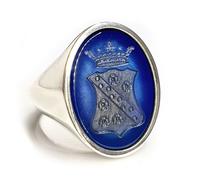 Anello Sigillo Nobiliare Araldico Stemma di Famiglia Personalizzato