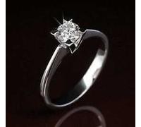 ANELLO SOLITARIO Carati 0.20 0.30 0.40 - Modello (ANGELICA)