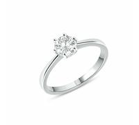 Anello solitario donna in argento 925 fidanzamento anniversario