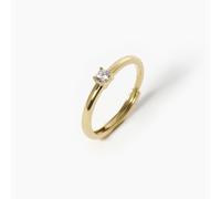 Anello solitario regolabile MABINA Beato tra le donne 523234 in argento 925 plac