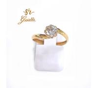 Anello Solitario Valentino In Oro 18kt 750% Con Zircone List 295€