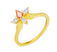 Anello spirituale unico in rame, regolabile, elegante, da donna, ideale per compleanni ed eventi speciali