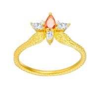 Anello spirituale unico in rame, regolabile, elegante gioiello da donna, ideale per compleanni ed eventi speciali