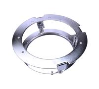 Anello Staffa Fissaggio Faro 5.75 Inch 5-3/4 Cromato Testa Rotonda Motorcycle