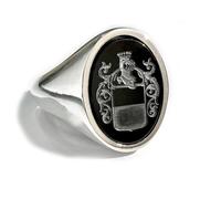 Anello stemma di famiglia . Realizzato su misura e inciso con il tuo stemma