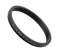 Anello step-down, 1 pezzo, diametro da Ø 52 a 49 mm, ultra slim, struttura in alluminio, per obiettivo da Ø 52 mm e filtro da Ø 49 mm, anello adattatore, adattatore per filtro telecamera step-down