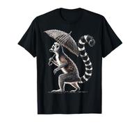 Anello-Tailed-Lemur Tiene Ombrello Wanderer Art Animal Maglietta