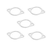 Anello Tenuta, Guarnizione tubo di scarico, 5Pcs 3 `` Guarnizione in metallo per tubo di scarico con anello rinforzato 3in 77mm Bulloni Guarnizione Adattatore per Auto Scarico Turbo Downpipe