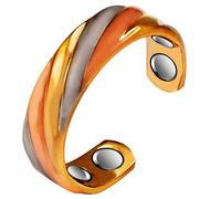 Anello terapeutico magnetico per uomini e donne, 3500 Gauss magnete può alleviare il dolore dell'artrite ed emicrania, stile B