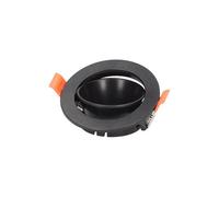 Anello tondo da incasso basculante Undi antiabbagliante Nero