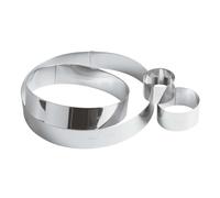 Anello Torte Mousse Acciaio Inox Ø da 6 a 26 cm PADERNO - Stampo Pasticceria