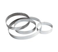 Anello Torte Mousse Tondo Acciaio Inox Ø 14 - 30 cm PADERNO - Dolci Pasticceria