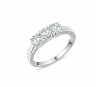 Anello trilogy cuori donna Anellissimo in argento 925 con zirconi