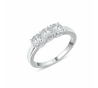 Anello trilogy cuori donna Anellissimo in argento 925 con zirconi