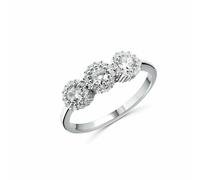 Anello trilogy sfaccettato donna Anellissimo in argento 925