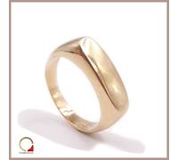 Anello uomo donna in argento 925 dorato oro giallo fede lucido anallergico
