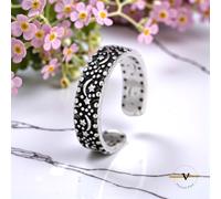 ANELLO UOMO DONNA LAVORATO ARGENTO 925 RODIATO REGALO LUNA STELLE PIANETI