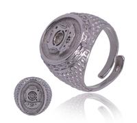 Anello Uomo LORENZ LZ025 Argento 925% Scafandro Misura 17