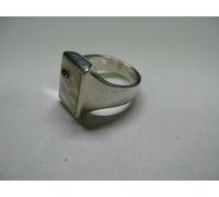 ANELLO UOMO MADREPERLA CON PIETRA A REALIZZATO A MANO ARGENTO 925