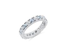 Anello Veretta acquamarina donna Anellissimo in argento 925 con zirconi