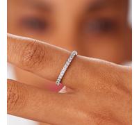 Anello veretta donna acciaio e zirconi Sagapo Dazzly SDZ157 S'agapo raffinato