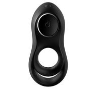 Satisfyer Legendary Duo - anello fallico vibrante ricaricabile - nero