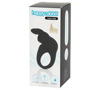 Anello Vibrante Ricaricabile Happyrabbit (Nero)
