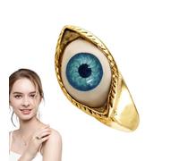 Anello vintage con gli occhi - anello malvagio per le donne | Ganda dello sguardo del diavolo in lega Punk DEVIL | Girls Charming Blue Glance Fashion Band, Ornament Swag Filish Swag per viaggi