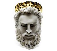 Anello vintage scultura, mitologia Medusa Zeus anello vintage scultura regina anello per donne e uomini, esagerato vecchio uomo forma anello 7 dimensioni