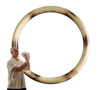 Anello Wing Chun - Circolo portatile per allenamento in rattan, attrezzatura per la delle marziali, design compatto e leggero, funzione di miglioramento 'impugnatura, accessorio