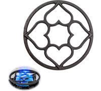 Anello Wok Supporto Fornello Gas - 19Cm Universale Rack Supporti in Ferro Con 8