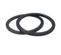 Anello X NBR nero, anello di tenuta a quattro labbra, gomma nitrilica, for cilindri idraulici, pistoni, bielle. Diametro interno 34,3-658,88 mm (Size : 110.5x6.99(2pcs))