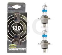 Anello Xenon Performance Potenziato H4 Faro Lampadine 130% Più Luce 3700K Bianco