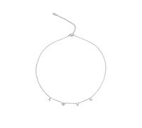 ANELY Collana da donna Love, in acciaio inox, 40 cm, alla moda, taglia: unica, colore: argento