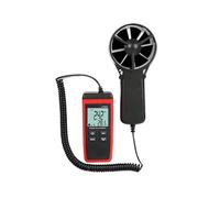 Anemometri, Anemometro digitale velocità del vento temperatura tester display LCD velocità flusso d'aria misurazione MAX/MEDIA vento
