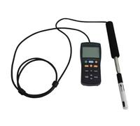 Anemometro a filo caldo TES-1341N con interfaccia USB e software, misuratore di umidità e velocità 'aria
