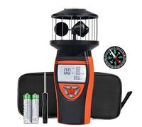 Anemometro a tazza, misuratore di velocità del HP-878, gamma 0,7-42 m/s, misuratore di ad alta precisione, misura la velocità e la temperatura del MAX/MIN/MEDIA