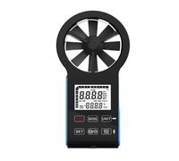 Anemometro, Anemometro digitale con dispositivo di misurazione del flusso d'aria portatile per misuratore velocità touch screen per uso esterno e industriale,per misurare la velocità del vento