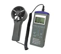 Anemometro, Anemometro Portatile Con Misuratore Digitale Della Velocità Del Di Temperatura E Umidità Per Test Meteorologici All'aperto,per misurare la velocità del vento