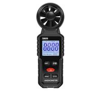 Anemometro, Anemometro Portatile In Plastica, Strumento Di Prova A Velocità Del Ad Alta Precisione Con Conversione Multi-unità Digitale,per misurare la velocità del vento