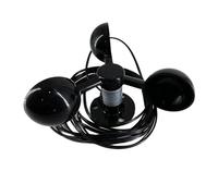 Anemometro con sensore di velocità del vento 100KM/H Φ14CM Tipo a tre tazze fai da te Misurazione della 0-2V Tester Rilevatore energia eolica