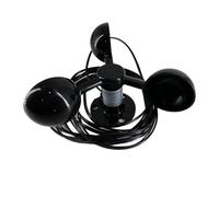 Anemometro con sensore di velocità del vento 100KM/H 14CM Tipo misurazione della a tre tazze fai da te 0-2V Tester Rilevatore energia eolica