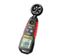 Anemometro Digitale Anemometro portatile 9999 conteggio digitale 0,4~30,00 m/s misuratore di velocità del -20,0 °C~60,0 °C tester di temperatura anemometro