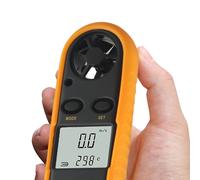 Anemometro Digitale Anemometro Portatile Antipolvere Facile da Leggere Display L