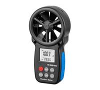 Anemometro digitale con display retroilluminato, misuratore di velocità ad alta risoluzione, resistente alle intemperie, for progetti di ingegneria