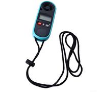 Anemometro digitale con LCD illuminato per il monitoraggio della velocità del vento e della temperatura in tempo reale nella messa in servizio del sistema di ventilazione